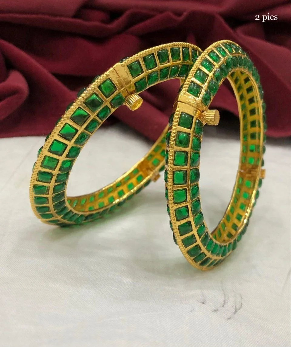 Blue Royale Kada Bangle set